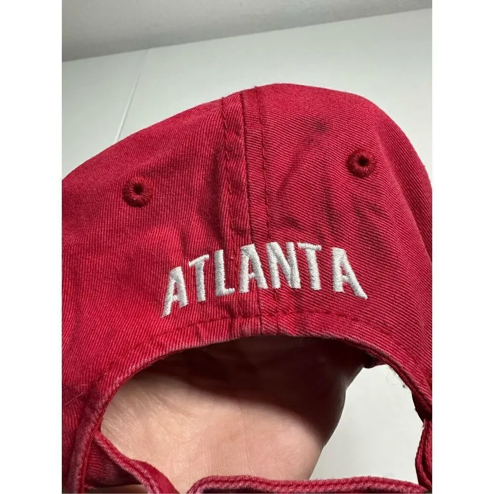 Embroidered Coca-Cola Red Baseball Hat Cap One Sz Youth Adjustable Strap Atlanta